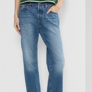 Women’s Levi's Classic Blue Straight Leg 501 90s Light weight Jeans